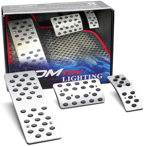 iJDMTOY Track Racing Foot Pedal Cover Set, Universal by iJDMTOY