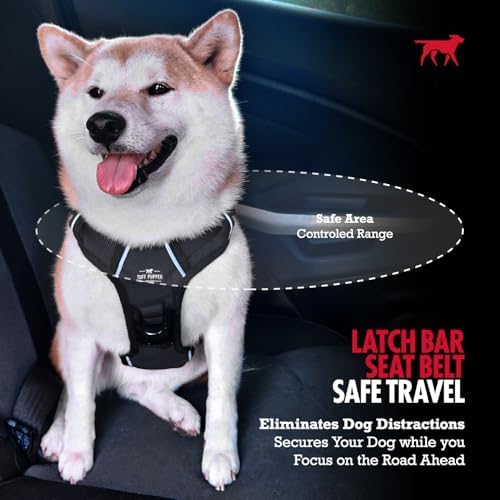 Tuff Pupper Dog Car Safety Belt | Adjustable 16–26" Latch Hook Seatbelt - Image 4