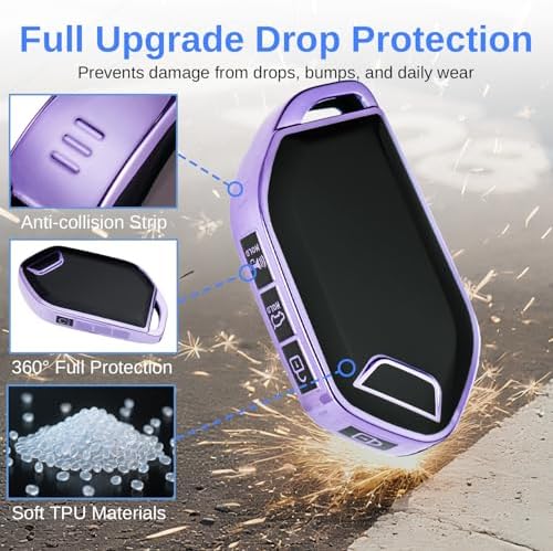 for Kia Key Fob Cover with Keychain - Image 4