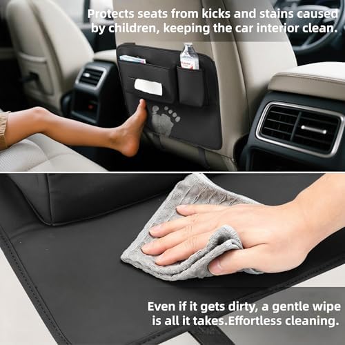 Car Seat Back Storage Bag, Hanging Bag, Rear Seat Anti-kick Mat-Backseat Car - Image 3