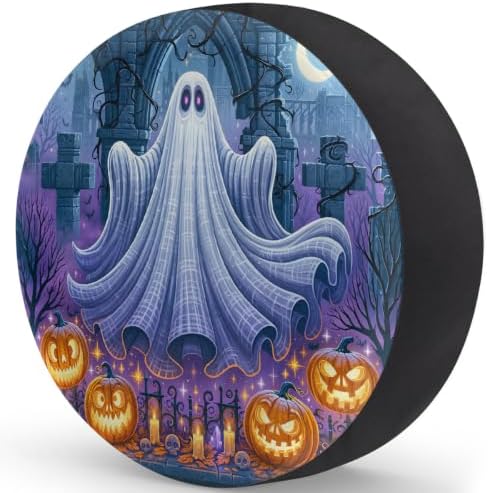 Halloween Spare Tire Cover Waterproof Dust-Proof Spare Wheel Covers - Image 2