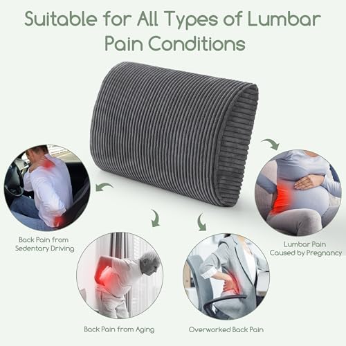 Lumbar Support Pillow for Recliner Chair/Accent Chair/Couch, Large Memory Foam - Image 6