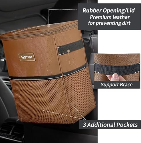 HOTOR Car Trash Can, Leakproof Car Organizer - Image 7