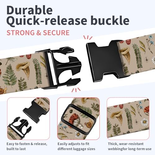 Luggage Strap for Suitcases Adjustable Travel Belt - Image 3
