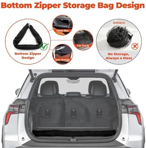3-Layer Cargo Net for Jeep Grand Cherokee 2022-2026, Zoned Storage - Image 4