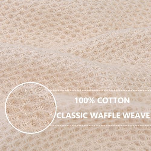 Homaxy 100% Cotton Waffle Weave Kitchen Dish Cloths 6-Pack - Image 2