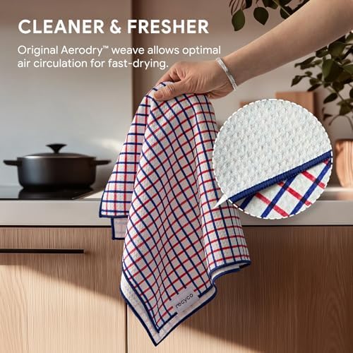 RECYCO Waffle Kitchen Towel Set of 2 - Image 5