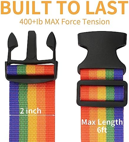 BILIONE Luggage Straps for Suitcases - Image 4