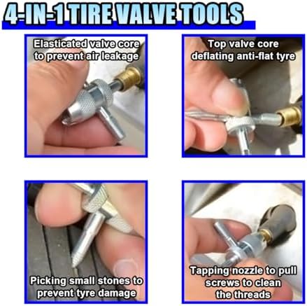 Tire Valve Stem Core Quickly Replacement Tool Kit, Quick Change Stem Removal - Image 7
