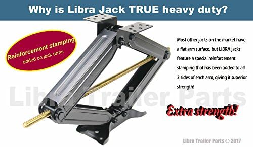LIBRA Set 4 6000lbs 24" Camper RV Trailer Stabilizer Leveling Scissor Jacks - Image 2