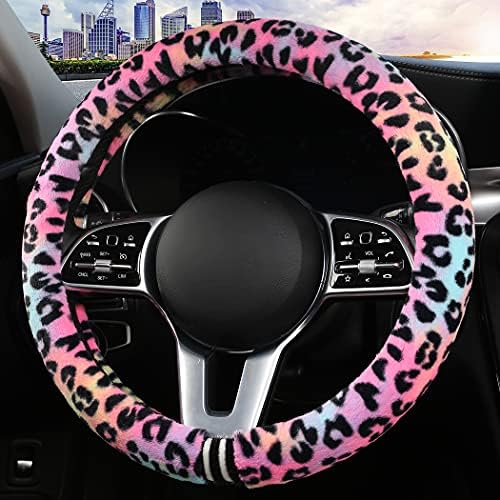 Embroidery Cute Steering Wheel Cover Stitched Girly, Sweat Absorption, - Image 4