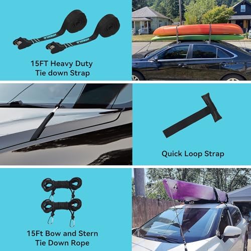 31''Soft Roof Rack Pads for Various Crossbars - Image 4