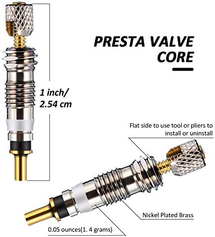 20 Pieces Presta Valve Core Replacement, Brass Tubeless - Image 2