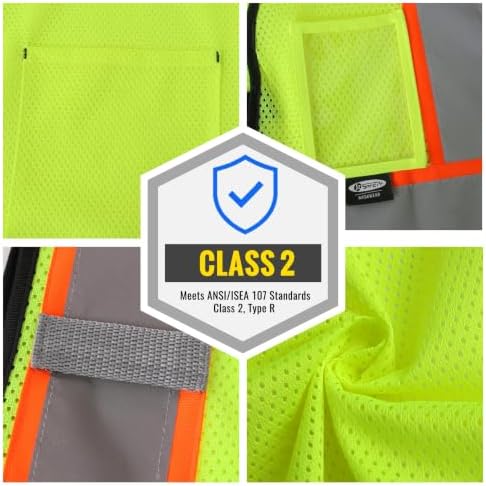 JKSafety Safety Vest for men women Hi Vis Vest - Image 4