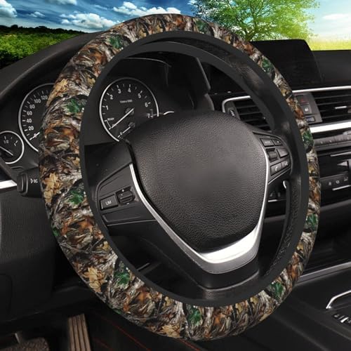 KARREAL Camo Camouflage Leaf Steering Wheel Cover by Unknown