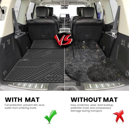 LASFIT Cargo Mats for Nissan Armada 2017-2024 / Infiniti QX80 2011-2024 - Image 3