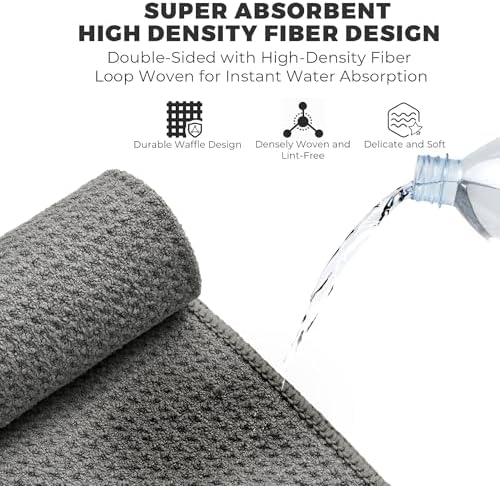 Mile High Life Microfiber Golf Towel 6 Pack Waffle - Image 4