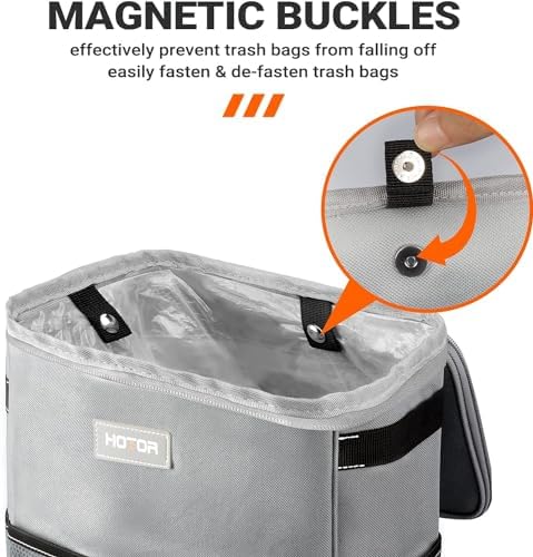 HOTOR Car Trash Can, Leakproof Car Organizer - Image 3