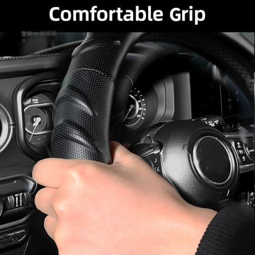 Car Steering Wheel Cover for Chevy Silverado 1500 2500 3500 - Image 4