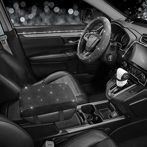 SEG Direct Diamond Car Center Console Cover, Memory Foam Armrest Cushion - Image 5