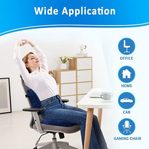 SAIREIDER Chair Cushion and Lumbar Support Pillow - Image 5