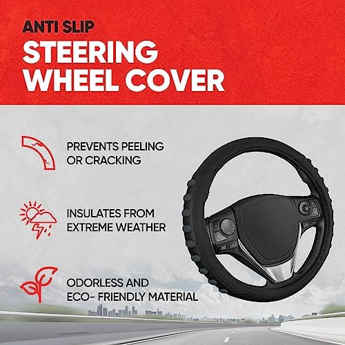 Motor Trend FlexGrip Steering Wheel Cover - Image 3