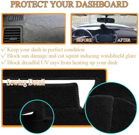 Yiz Dash Cover Mat for Ford F100 F150 F250 F350 Bronco J71 - Image 4