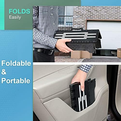 Sturdy Folding Step Stool Portable 5”, Collapsible Half Step - Image 3