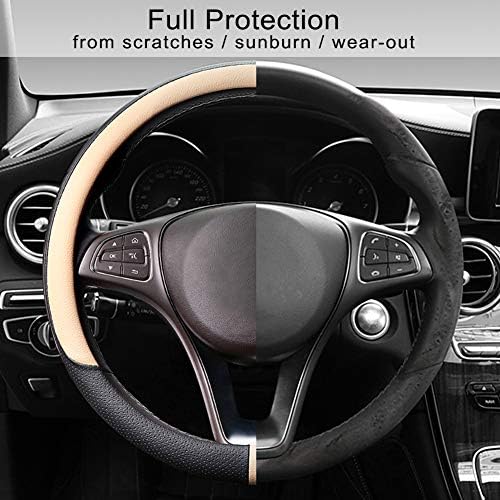 COFIT Breathable Car Steering Wheel Cover 15 inch Auto Universal Leather Wrap - Image 5