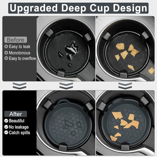 SINGARO Car Cup Holder Coaster, Universal Non-Slip Cup Holders, Car Interior - Image 2