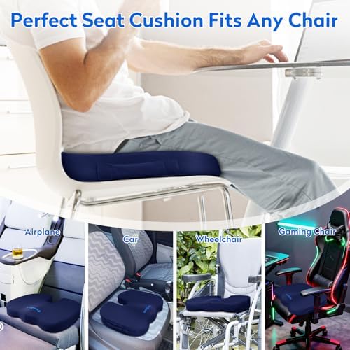 CushZone XXL Memory Foam Seat Cushion - Image 5