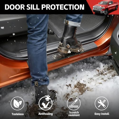 Door Sill Guards Kit Fit for 2020-2026 Nissan Titan Accessories Entry Guard - Image 4