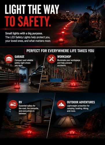 LED Emergency Road Flare Kit Set of 3 - Image 5