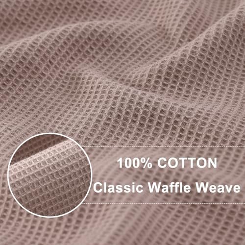 Homaxy 100% Cotton Waffle Weave Dish Cloths, 8 Pack - Image 2