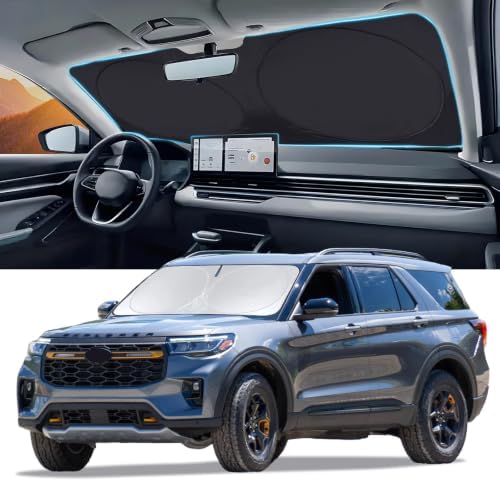 Sunshade for Ford Explorer 2020-2026 Windshield Sun Shade Protector by INSAUTO