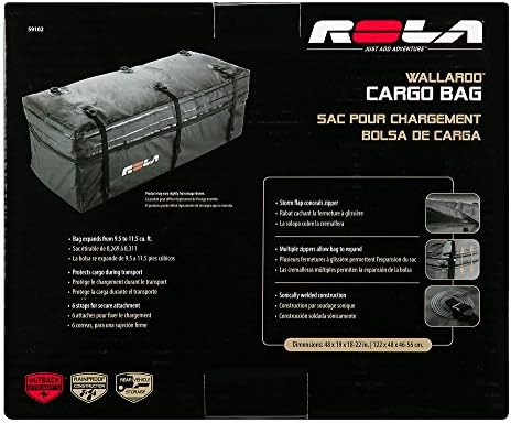 ROLA 59102 Wallaroo Cargo Bag, Expandable Hitch Tray Carrier - Image 5