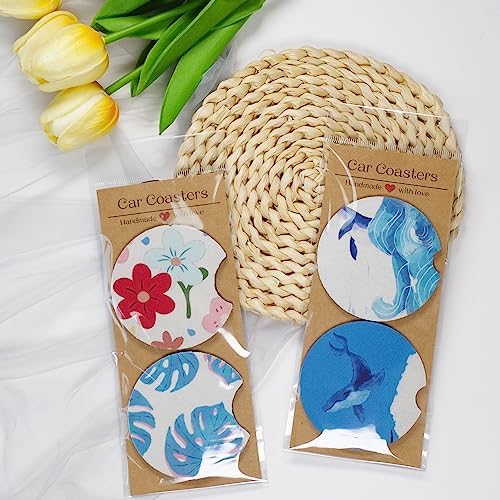 Vcekract 100 PCS Kraft Sublimation Blanks Car Coasters Packaging - Image 4