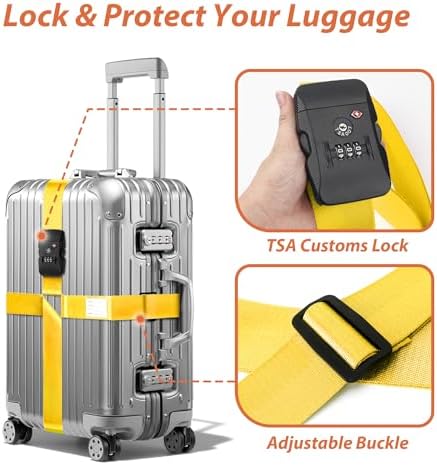 TSA Approved Luggage Straps - Image 4