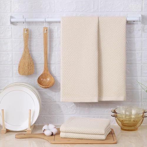 Kitinjoy 100% Cotton Waffle 12-Pack Kitchen Towels - Image 6