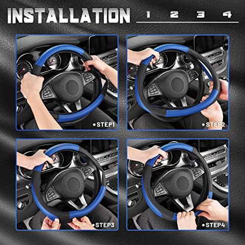 SEG Direct Steering Wheel Cover 14.5-15 inch Car Auto Interior Accessories - Image 6