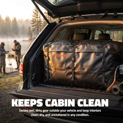Mockins 25 Cu Ft XL Heavy Duty Trailer Hitch Cargo Carrier Bag All-Weather - Image 5
