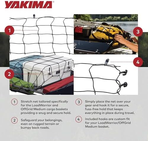 Yakima, Stretch Net for Roof Cargo Baskets - Image 3