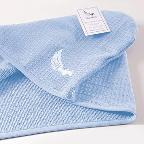 100% Turkish Cotton Hair Towel Wrap - Image 4