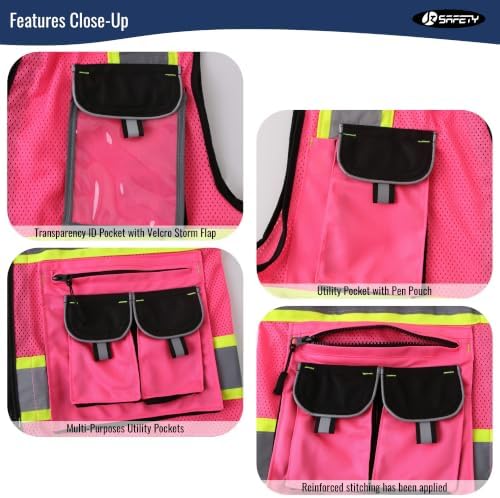 JKSafety Reflective Safety Vest - Image 5