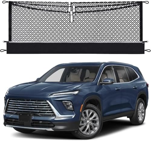 3-Layer Cargo Net for GMC Acadia, Buick Enclave, Chevrolet Traverse 2024-2026 by Lonyaqui