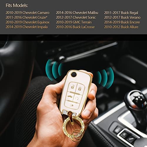 Vrasly Compatible with Chevy Key Fob Cover with Keychain Lanyard - Image 6