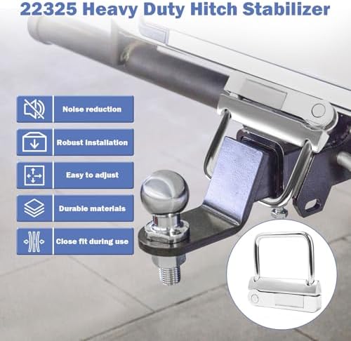 22325 No-Tool Anti-Rattle Hitch Clamp Tightener - Image 5
