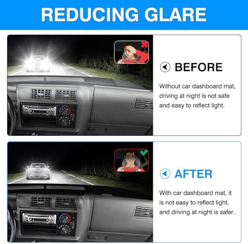 Autorder Dashboard Cover Mat for 1989-1994 Ford Ranger/ 1991-1994 Mazda Navajo - Image 4