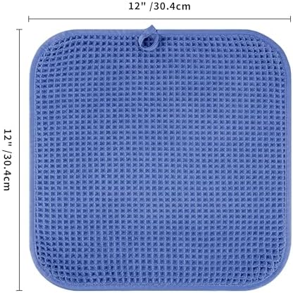 Microfiber Waffle Face Towels, 4 Pieces, Fast Drying, Lint Free 430 GSM - Image 7
