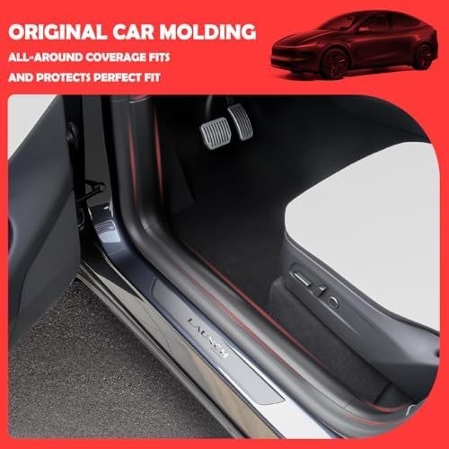 8pcs Door Sill Protector for Tesla Model Y Juniper 2025 2026 - Image 4